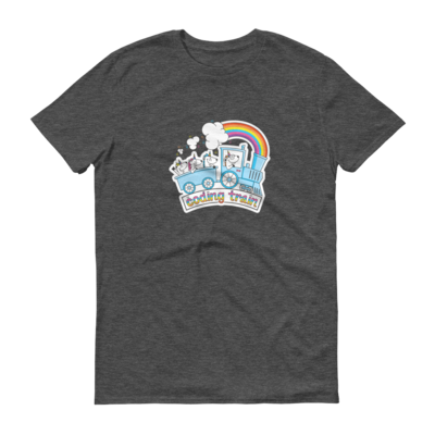 Heather dark grey - coding train logo