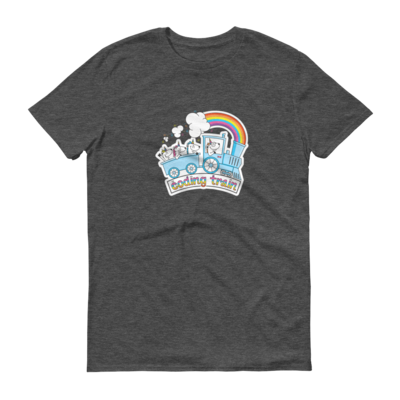 Heather Dark Grey - Coding Train Logo