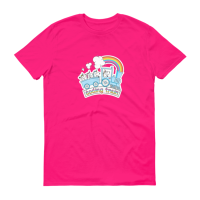 Hot pink - coding train logo