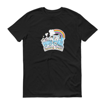 Black - coding train logo