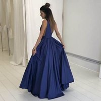 Deep V Neckline Sexy Prom Dress, Graduation Party Dresses, Formal Dress For Teens,Prom dress 2017,fashion dress,cheap evening dress - Thumbnail 1
