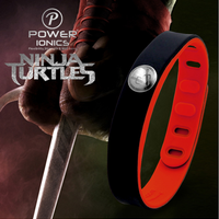 Power Ionics Ninja 4in1 Titanium/Ge/F.I.R/ tourmaline 3000ions/cc Sports Waterproof Bracelet - Thumbnail 2