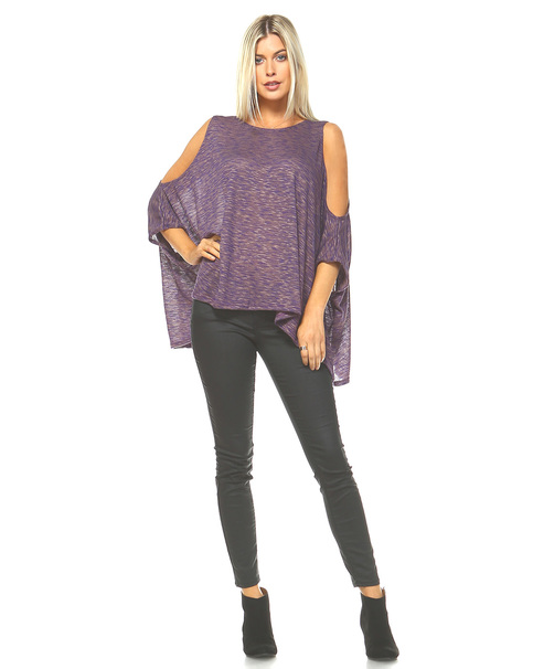 Lavender Cold Shoulder Tunic