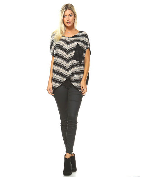 Diagonal Pocket Tunic