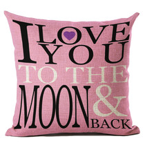 I Love You To The Moon & Back Pillowcase