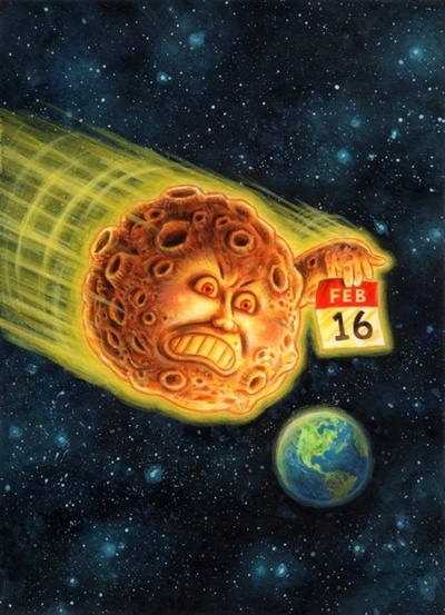 ASTER-oid Final Art - Garbage Pail Kids Network Spews 2017 Online Set