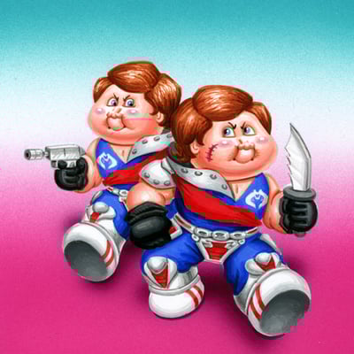 Jim n. eye / two max final art - g.i. jokes series 1 2017 - Thumbnail 5