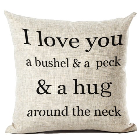 A Bushel and A Peck Pillow Cover
