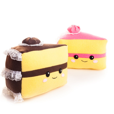 Plush desserts: fancy cake