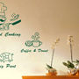 Cute Cooking Chief 36 cm x 57 cm Home DIY Decal Wall Sticker Set  - Thumbnail 2