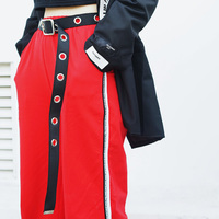 Free Shipping-CYBER GOTH 120 CM BELT - Thumbnail 3