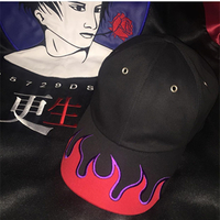 Punk Rock Fire Flame Cap - Thumbnail 1