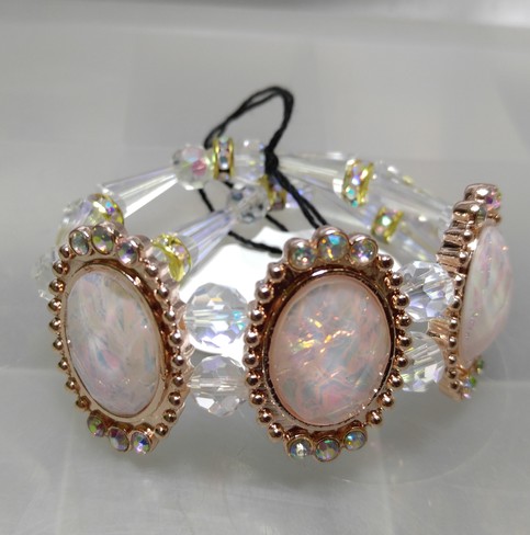 Antique modern glass crystal bracelets 