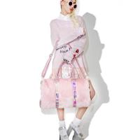 Large Pink Weekend Bag   SALE free shipping (last 2) - Thumbnail 3