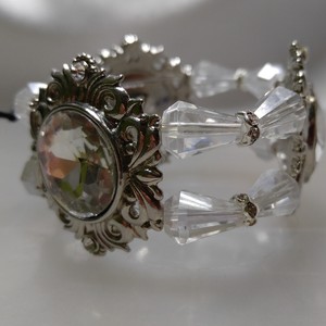 Antique modern glass crystal bracelets 