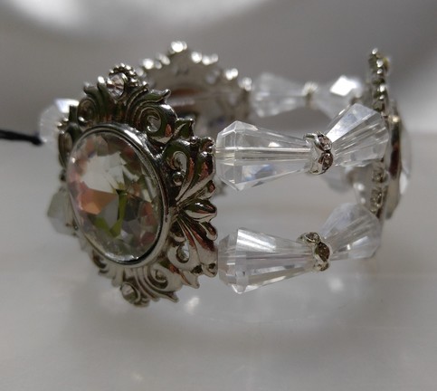 Antique modern glass crystal bracelets 