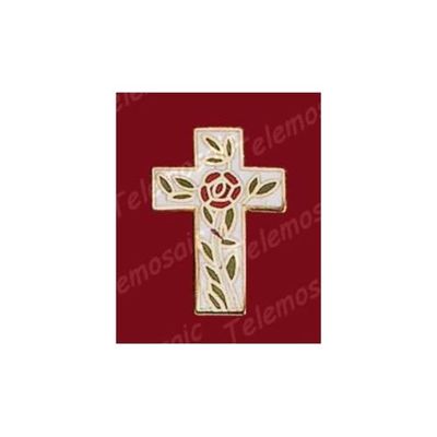 Free mason's masonic scottish rite rose cross croix lapel pin tie tack freemason ~ new