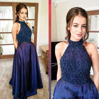 Two piece prom dress,Amazing Prom Dress ,sexy beading prom dress,2017 prom dress - Thumbnail 1