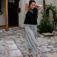 Women Playa Del Carmen Pyramid Pants - Thumbnail 1