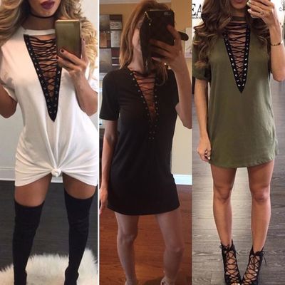 Gorgeous Cotton Lace Up Tunic