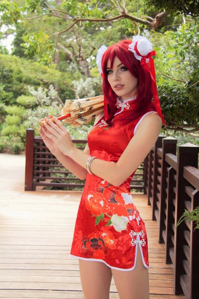 5x7  Qipao Maki Postcard