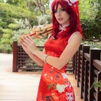 5x7  Qipao Maki Postcard