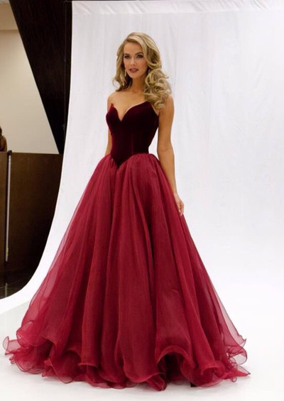 Mermaid Organza Prom Dress, Sexy Prom Dress, 2017 Prom Dress, Dresses For Prom, Fashion Prom Dress, 2017 prom dresses