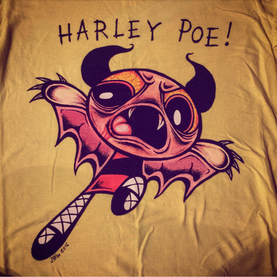 Harley poe shirt (yellow)