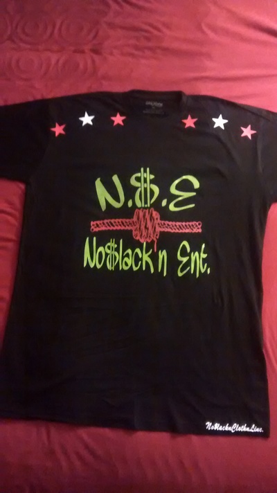 N$E No$lacknEnt. (Black,LimeGreen,White&FlameRed) Business Shirt.