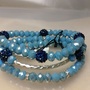 Glass Crystal Bracelet Set - Thumbnail 1