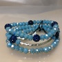 Glass Crystal Bracelet Set - Thumbnail 4