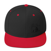 Dark Husslaz left Wool Blend Snapback - Thumbnail 1