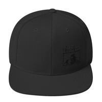Dark Husslaz left Wool Blend Snapback - Thumbnail 2