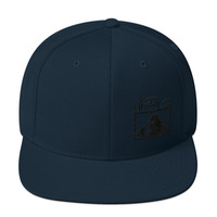 Dark Husslaz left Wool Blend Snapback - Thumbnail 6