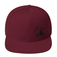 Dark Husslaz left Wool Blend Snapback - Thumbnail 18