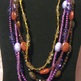 Purples & Mixed Statement Necklace - Thumbnail 1