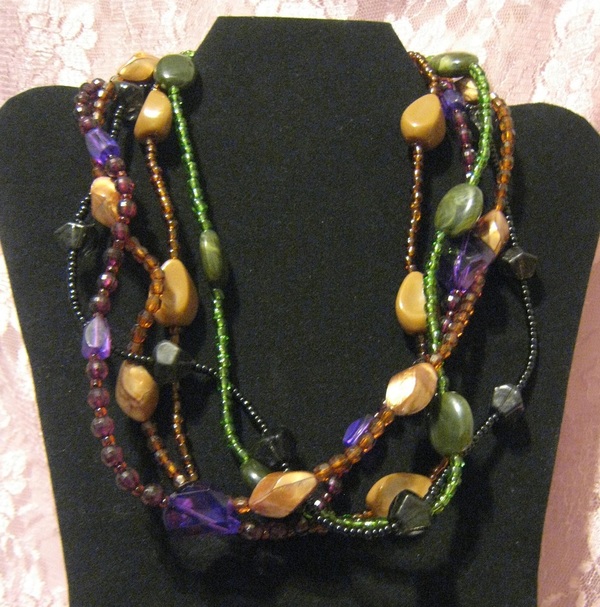 Mardi Gras Inspired Necklace