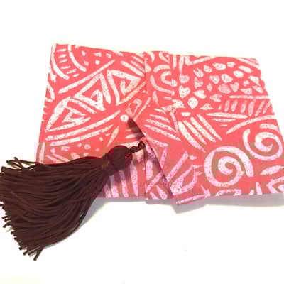 Passport cover - pink white