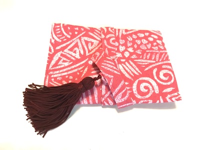 Passport cover - pink white