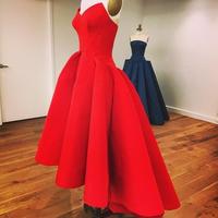 Sexy Short red prom dress, Vintage custom prom dress, red prom dresses, online prom dress 2017,  - Thumbnail 1