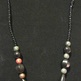 Black Acrylic & Wood Necklace - Thumbnail 1