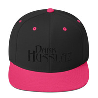 Dark Husslaz no logo Wool Blend Snapback - Thumbnail 1