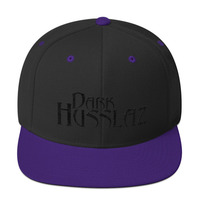 Dark Husslaz no logo Wool Blend Snapback - Thumbnail 5