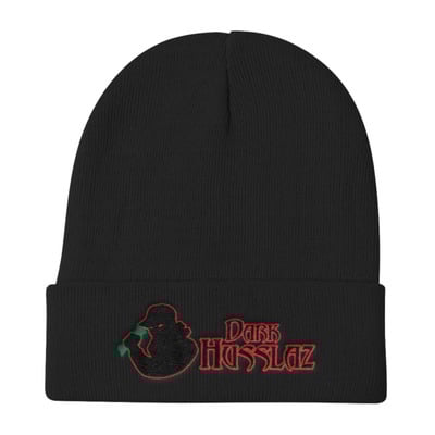 Dark husslaz 1.5 knit beanie