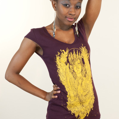 Revelation - purple female shirt