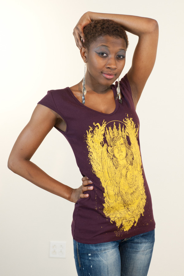 REVELATION - Purple female shirt