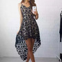 White lace high low prom dress,white homecoming dresses-2