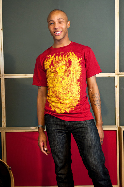 Revelation - red male shirt