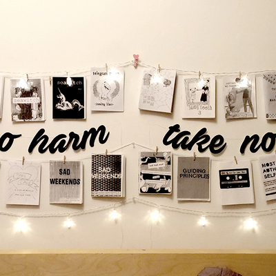 Do no harm, take no sh*t garland in multiple styles