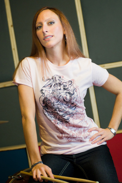 Octolady - pink female shirt